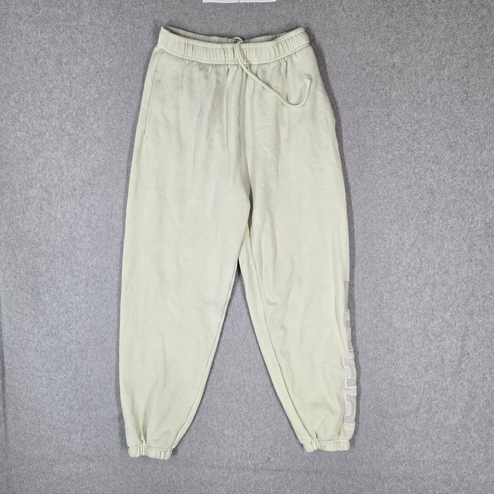PINK Victoria's Secret Women Activewear Pants S Light Green Sweatpants Fleece